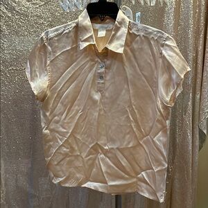 Express Silk Blouse in Cream